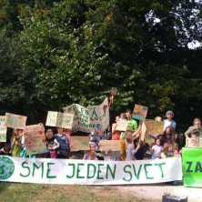 Zúčastnili sme sa miestnej demonštrácie ku zmene klímy